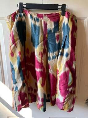 Women’s Lauren Ralph Lauren  100% Silk  and lined Skirt Sz 16  pull in picture